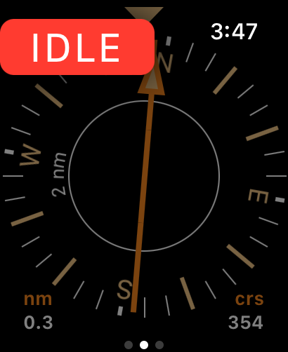 Fly Baby instruments idle screen
